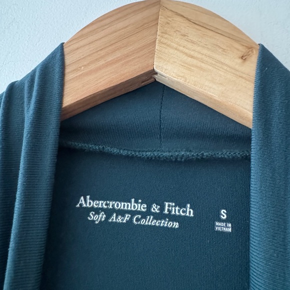 Abercrombie & Fitch Teal Mock Neck Long Sleeve Soft A&F Collection Bodysuit - Picture 4 of 4